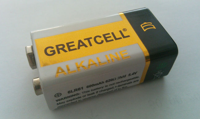 GREATCELL碱性9V