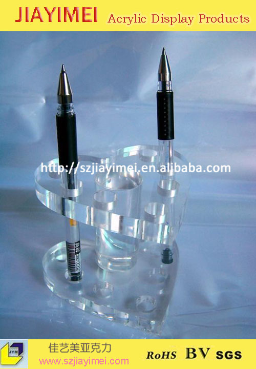 亚克力笔架，有机玻璃文具产品，压克力笔筒