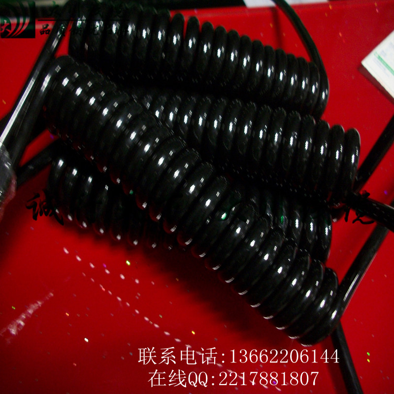 弹簧线厂家供应2芯螺旋电线电缆 生产批发