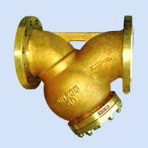 Y型铜过滤器 GL41W铜法兰过滤器 鸿翔专业生产过滤器 