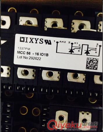 货真价实MCC95-16io1B、MCC56-14io1B、MCC26-16io1B德国IXYS可控硅