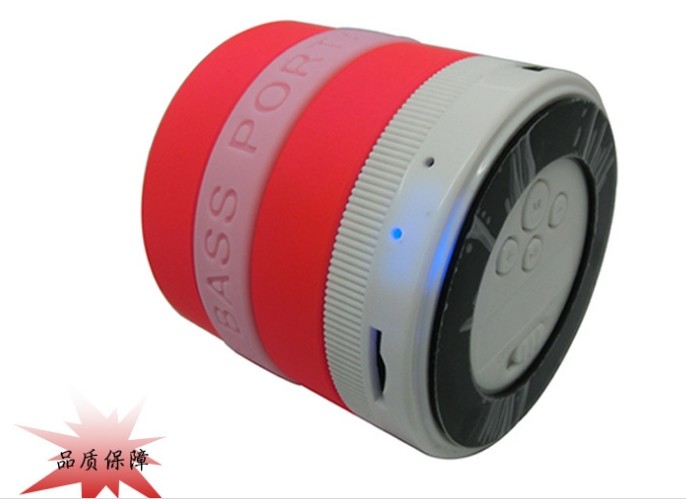 深圳厂家批发 镜头蓝牙音箱 360度旋转调音量 收音插卡免提通话