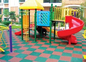 幼儿园橡胶地板_广州健动安全pvc地垫价格实惠
