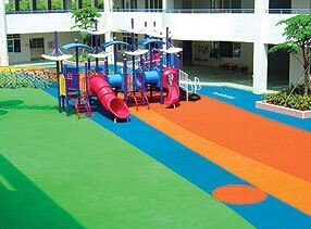 幼儿园橡胶地板_广州健动安全pvc地垫价格实惠