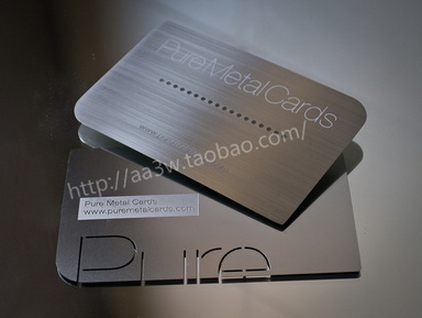 创意个性凹凸镂空金属卡会员卡VIP卡gd电镀枪色名片腐蚀卡设计