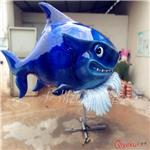 广州雕塑工艺品厂/玻璃钢鲨鱼