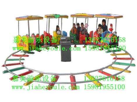 郑州嘉美游乐设备|2015年{zx1}儿童游乐场设施—托马斯轨道双排小火车