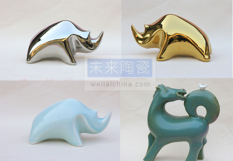 景德镇陶瓷厂家生产定做陶瓷雕像 陶瓷佛像 动物雕塑 宗教用品