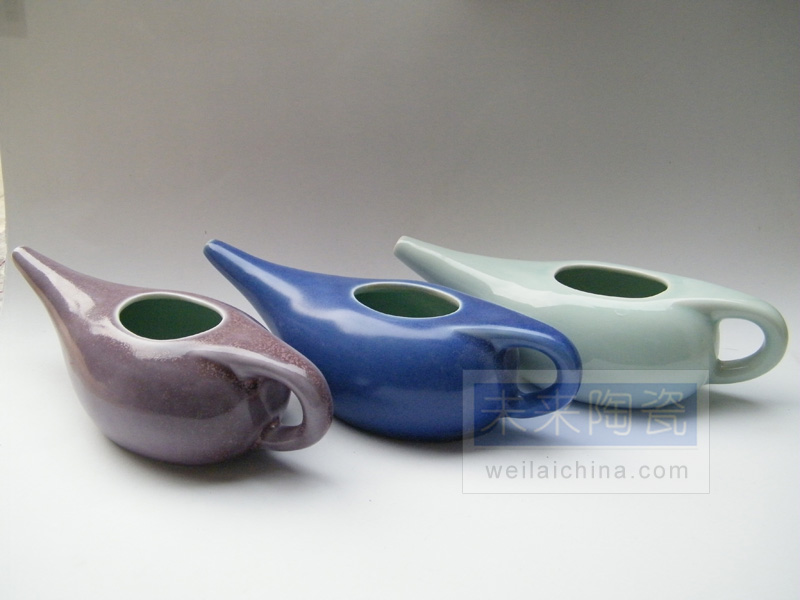 景德镇未来陶瓷生产供应瑜伽洗鼻壶 瑜伽用品 陶瓷洗鼻壶 