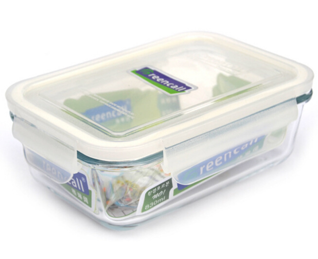 厂家促销  格琳阔 微波耐热玻璃饭盒 便当盒 冰箱保鲜碗 玻璃套装