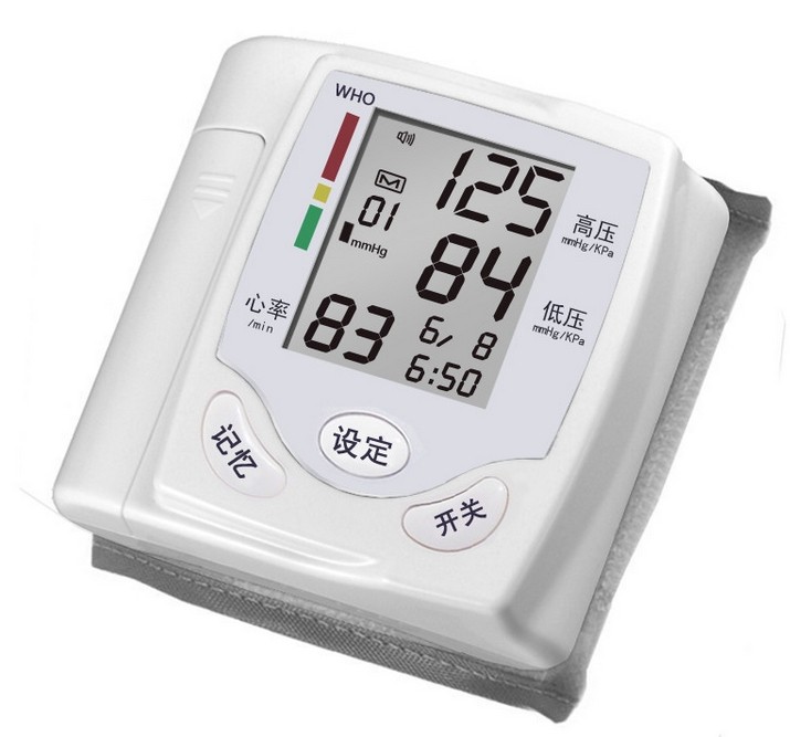批发手腕式电子血压计 血压表家用血压计