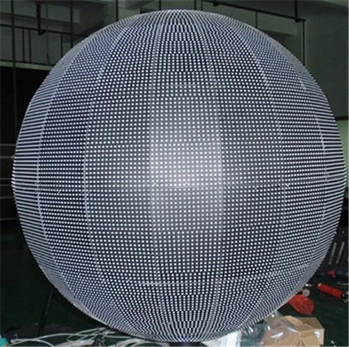 2.5m LED球型屏 (整体圆曲率一致，LED球体可移动。) 