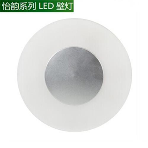9W WM1D系列圆形LED壁灯 (出光效率高，光线柔和，无眩光，富含质感) 