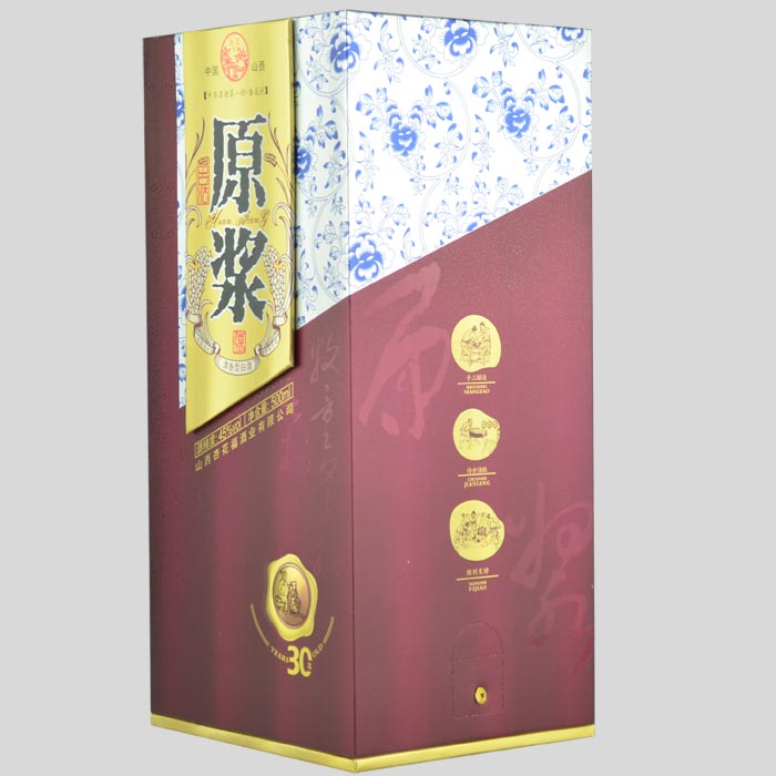 杏花福原浆酒30年陈酿清香红盒45度