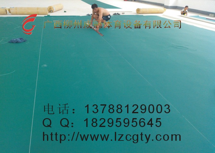 广西PVC塑胶运动地板施工厂家