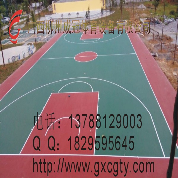 广西篮球场面层硅胶价格是多少,广西硅PU