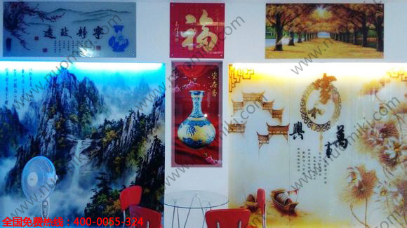 青海西宁冰晶画设备诺米哥凡尼冰晶背景墙武汉冰晶画制作技术
