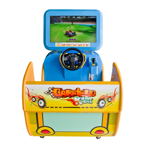  游艺机、游乐设备厂家批发 久游动漫投币式儿童赛车游戏机亲子卡丁车