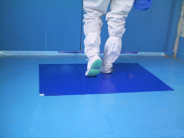 手术室/无尘室一次性蓝色粘尘垫