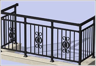 阳台锌钢护栏围栏