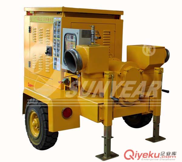 广州三业-超大流量移动式抽水泵车