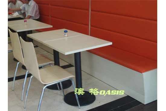 快餐桌椅专业定制厂家/深圳快餐桌椅设计