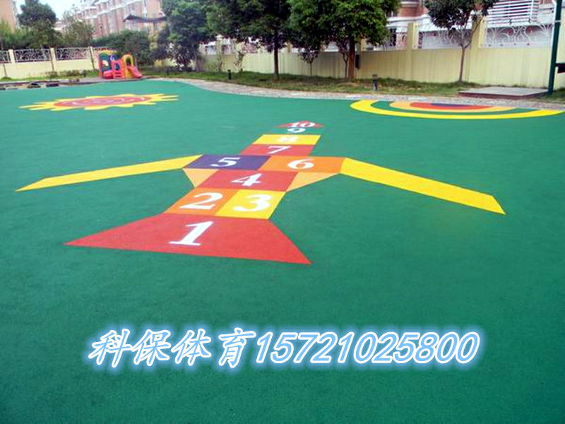 供应杭州幼儿园塑胶地面施工价格|原材料厂家