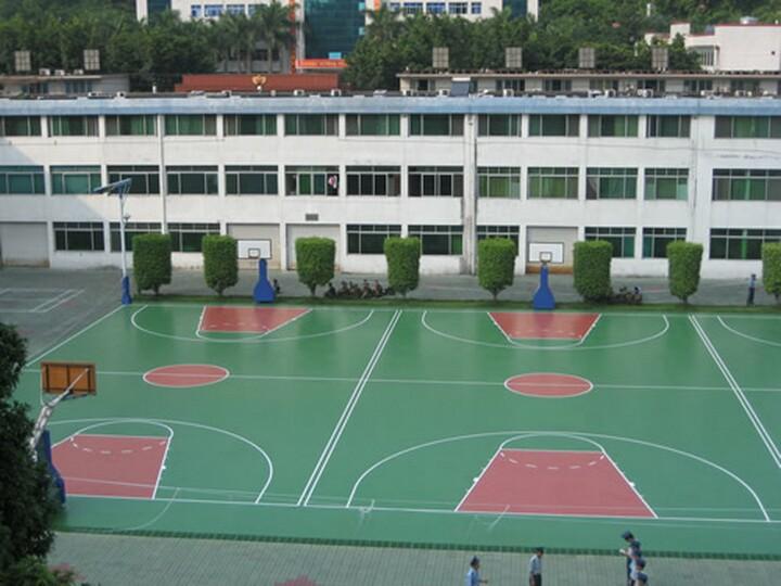 供应浙江衢州优质塑胶篮球场|塑胶操场施工报价