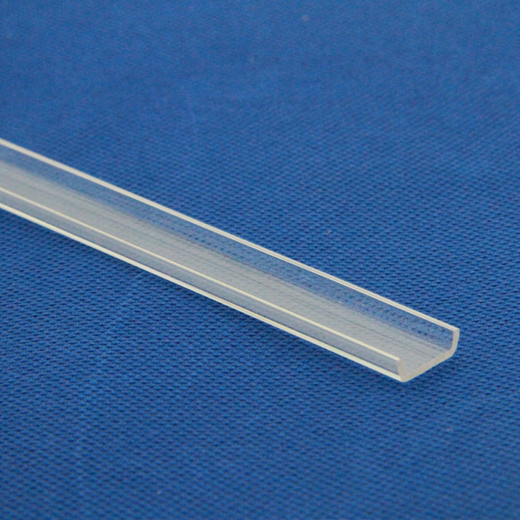 厂家批发yz透明异型材批发 PVC挤出塑料异型材 灯饰异型材定制