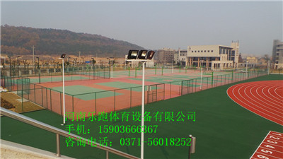 供应南阳yz塑胶运动室内网球场10mm，SJ-13