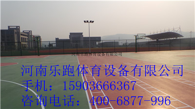 供应漯河yz塑胶运动室外网球场10mm，SJ-13