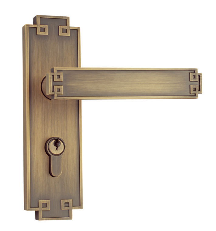 吉祥-青古铜,中式小插芯锁,mp门锁