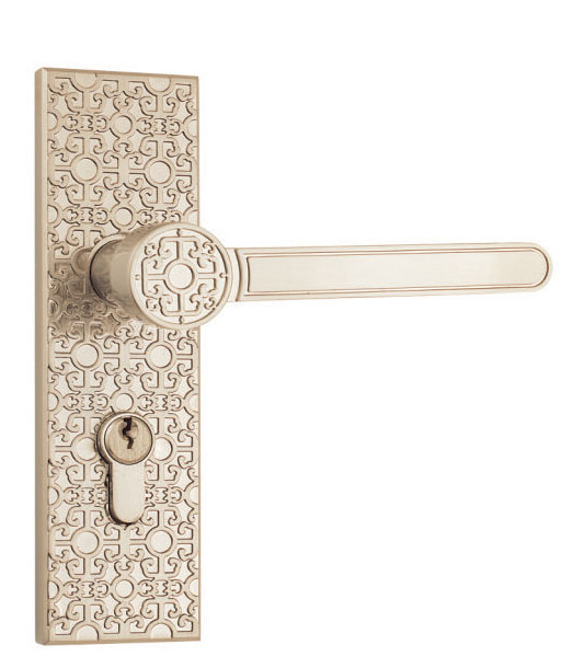 金玉满堂-钢拉丝,中式小插芯锁,锁具室内门锁