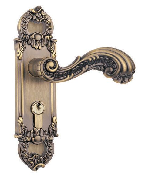 H1001-青古铜,别墅门锁,欧式锁