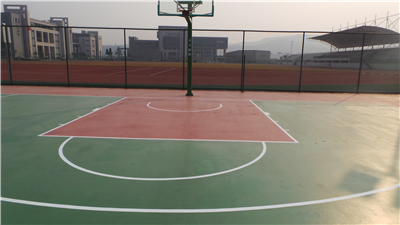 选择上海彩福，拥有yz篮球场
