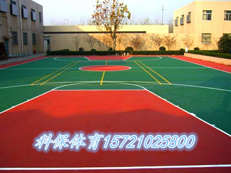 杭州yz塑胶篮球场施工质量标准