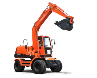 供应新源轮式挖掘机XY90 轮式挖掘机
