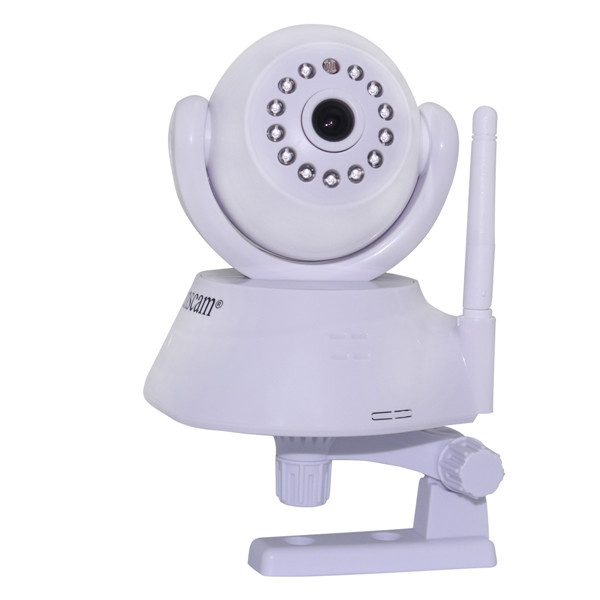 JW0003 新品上市P2P无线红外夜视云台监控网络摄像机