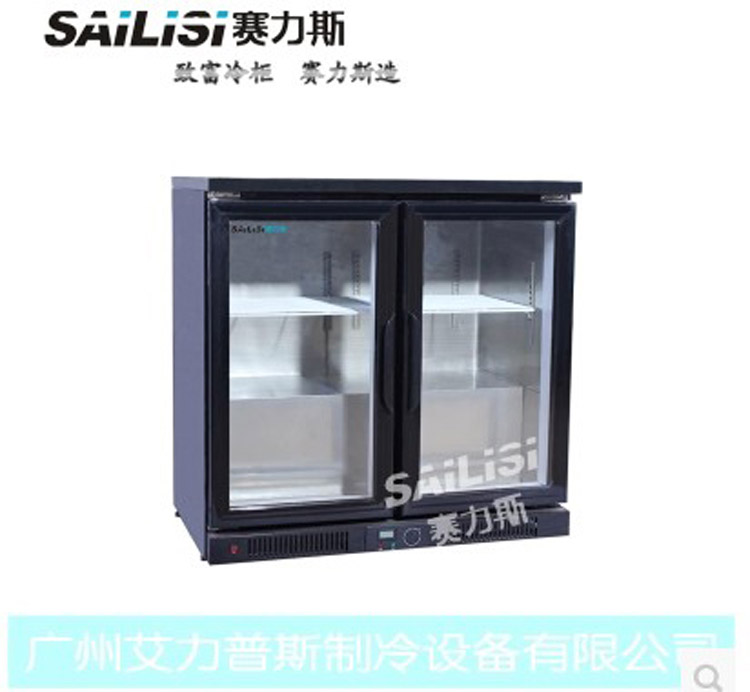 赛力斯2门吧台柜 啤酒冷藏保鲜柜 展示冷柜 玻璃门 厂家直销