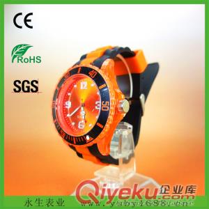 东莞厂家 硅胶手表 时尚菊花表 流行时尚礼品手表 硅胶石英表