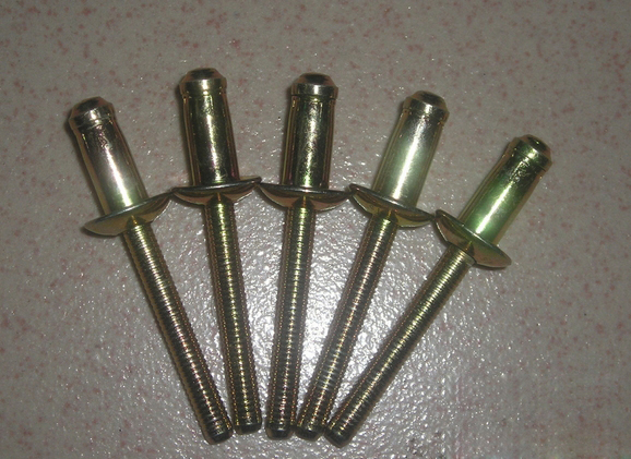 彩锌高强度结构型铆钉 抽芯铆钉拉钉 灯笼铆钉