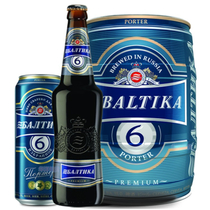 俄罗斯波罗的海6号黑啤酒