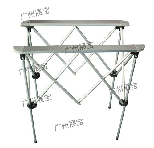 供应铝合金折叠促销桌 折叠产品展示台 活动接待前台