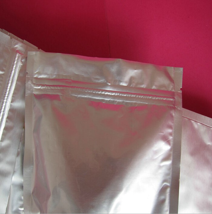 8.5*14cm纯铝拉骨袋 自封袋 铝箔密封袋 食品袋 元件配件袋