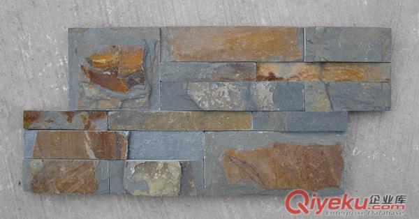 tr锈色板岩文化石  18x35x1.5-2.5cm
