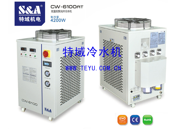 500W光纤激光雕刻切割机双循环冷却系统特域CW-6100AT原始图片2