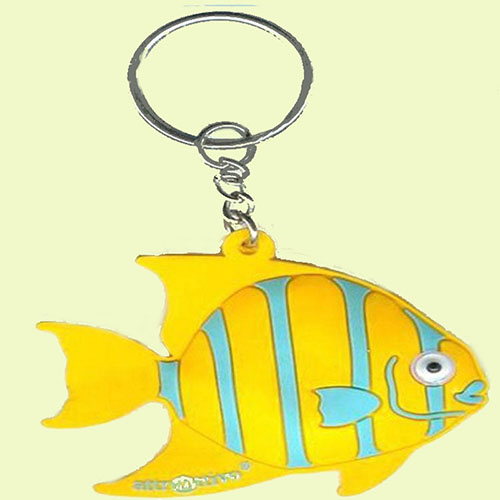 小鱼钥匙扣，金鱼钥匙扣，鱼造型广告促销礼品