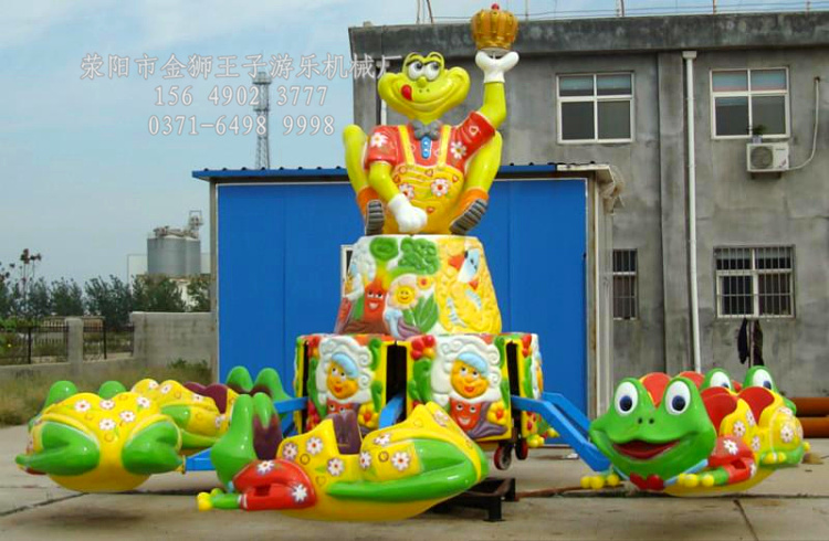 金狮王子供应儿童游场设备弹跳青蛙原始图片2