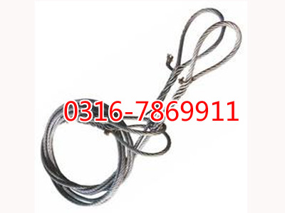 起重钢丝绳专用锁具 浇筑钢丝绳吊索具