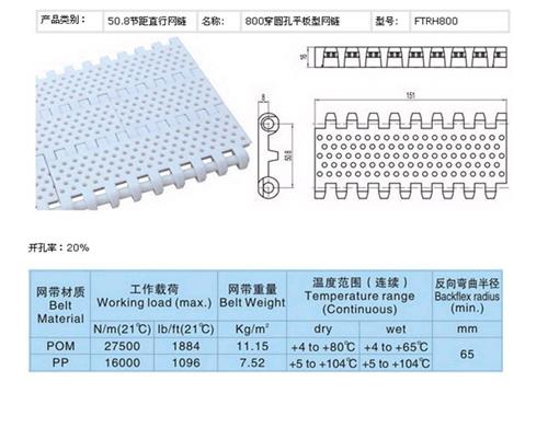 模块塑料网带上海低价直销专业